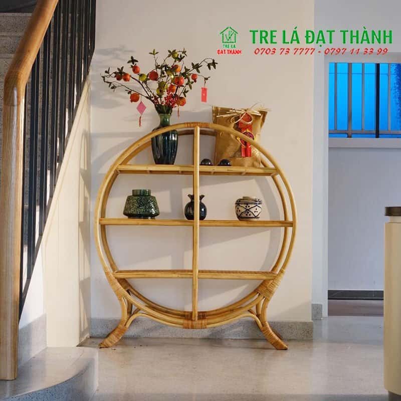 Kệ Đựng Đồ Mây Tre Đan - KDDMTD003